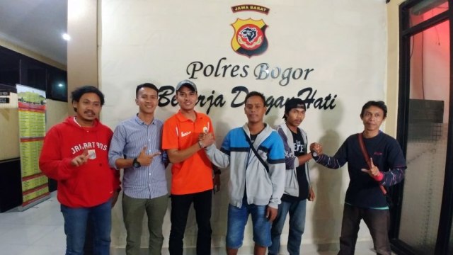 Suporter Persib dan Persija di Bogor damai (Foto: Polres Bogor)