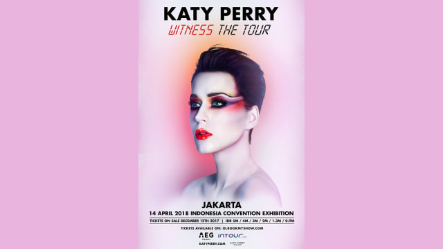 Katty Perry WITNESS The Tour 2018 Jakarta (Foto: `Twitter @katyperry ‏)