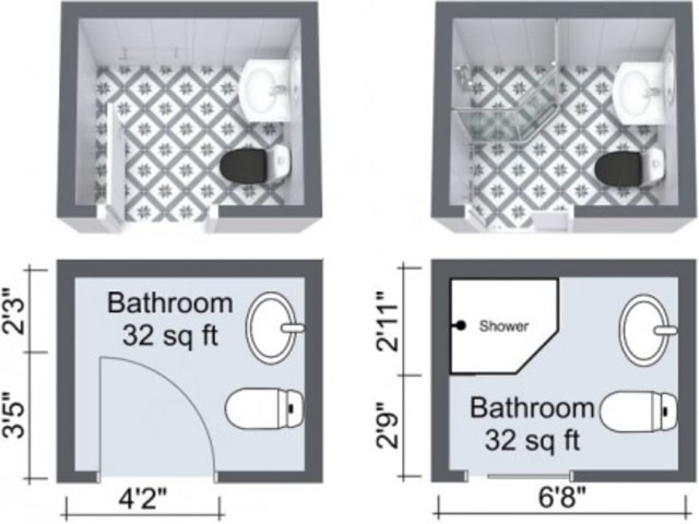 Ide Desain Kamar Mandi Minimalis 2x1 Meter (3)