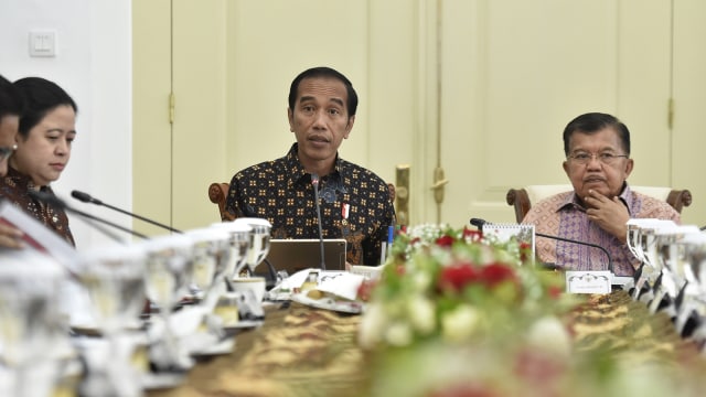 Presiden Jokowi dan Wapres Jusuf Kalla. (Foto: Puspa Perwitasari/Antara)