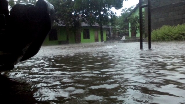 Banjir di Bantul. (Foto: Instagram/@risdiyanto)