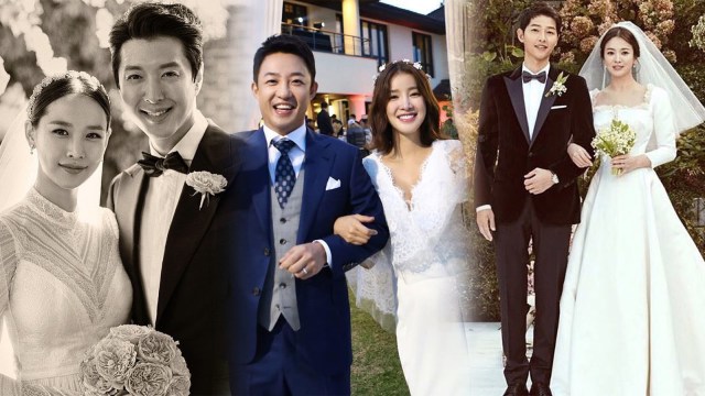 Pernikahan artis Korea Selatan di tahun 2017 (Foto: Instagram @mixnutcookie, @kyo1122, dan @studio_kama)