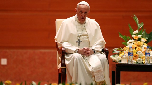 Paus Fransiskus. (Foto: Reuters/Soe Zeya Tun)