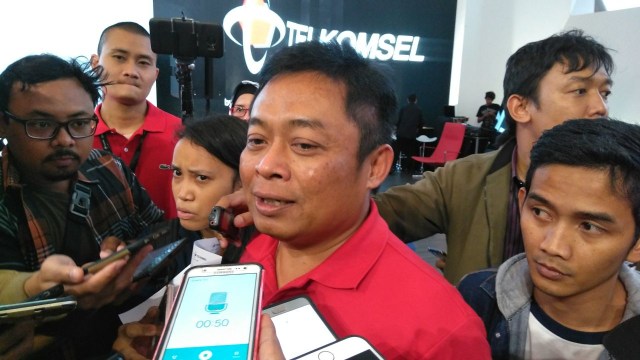 Direktur Utama Telkomsel, Ririek Adriansyah. (Foto: Astrid Rahadiani Putri/kumparan)