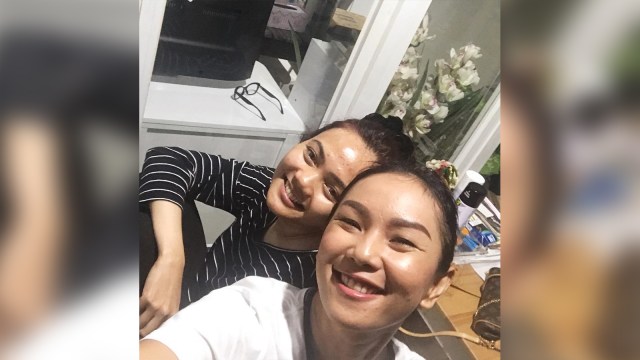 Kalina Ocktaranny dan Rina Nose (Foto: Instagram @kalinaocktaranny)