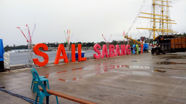Persiapan menjelang pembukaan Sail Sabang 2017 (Foto: Ela Nurlaela/kumparan)