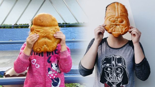 Roti Star Wars. (Foto: Instagram/@caitlynnoel dan @foodatdisneyland)