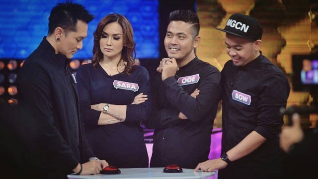 Demian, Sarah Wijayanto, Oge Arthemus, Bow Vernon (Foto: Instagram/ogearthemus )