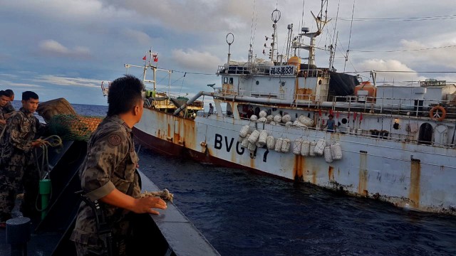 Kapal Illegal Fu Yuan Yu 831 Ditangkap PSDKP KKP (Foto: Dok. PSDKP KKP)