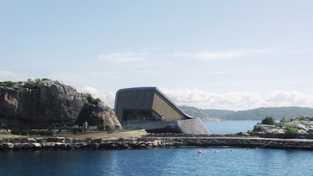 Restoran bawah laut di Norwegia (Foto: Dok Snohetta)