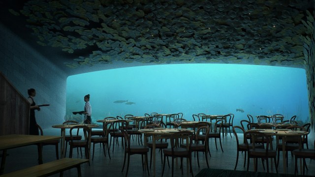 Restoran bawah laut di Norwegia (Foto: Dok Snohetta)