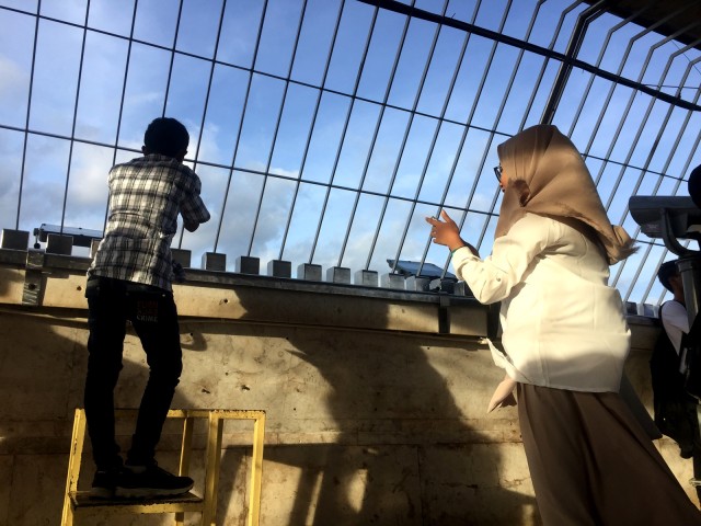 Suasana di puncak Monumen Nasional (Foto: Raga Imam/kumparan)