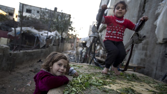 Kondisi Gaza (Foto: MAHMUD HAMS / AFP)
