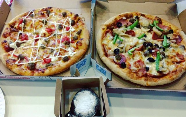 Domino’s Pizza Meal (Foto: Instagram/@xtineshana)