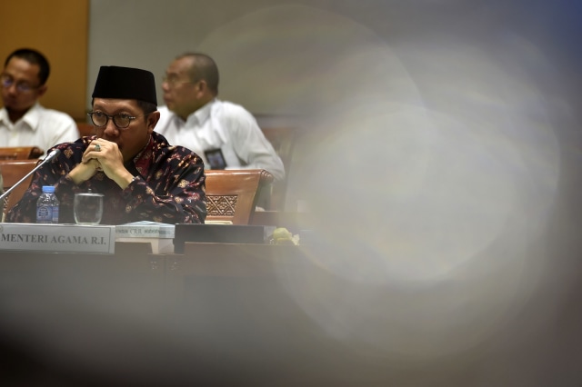Menteri Agama Lukman Hakim Saifuddin (Foto: Antara/Puspa Perwitasari)