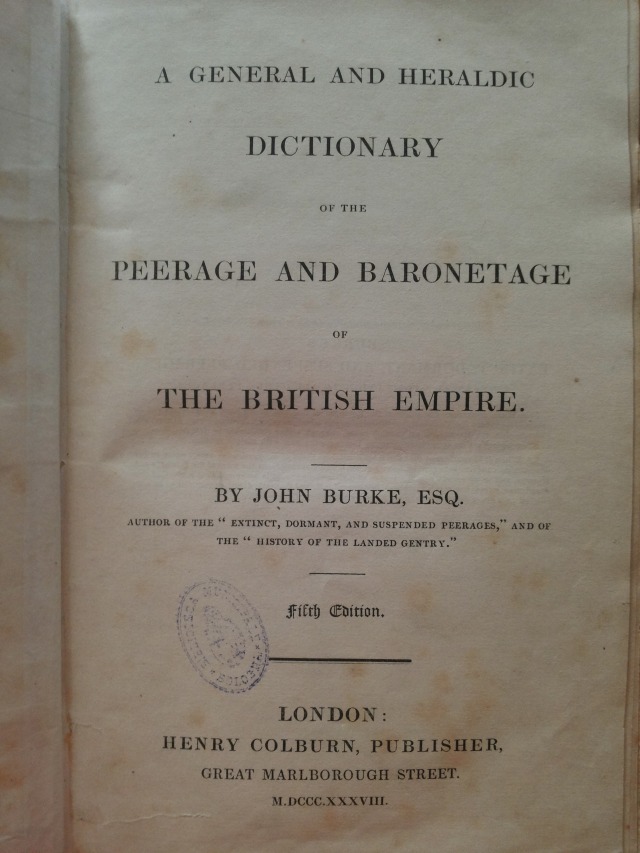 Kamus Burke Peerage (Foto: Wikipedia Commons)