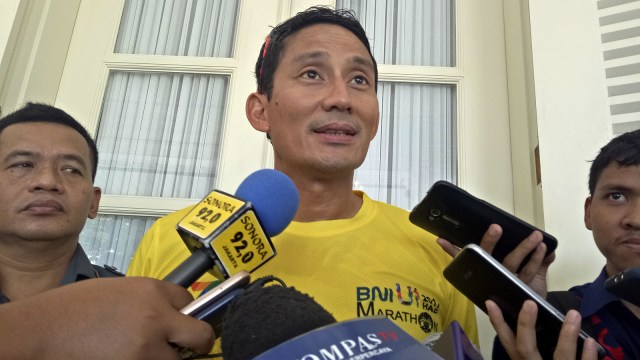 Wakil Gubernur DKI Jakarta, Sandiaga Uno (Foto: Nabilla Fatiara/kumparan)