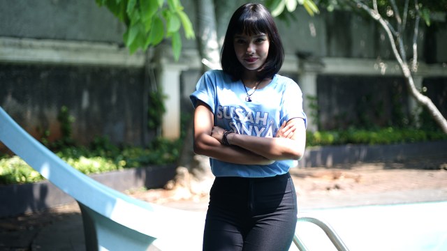 Pemain film "Susah Sinyal" Angie Ang (Foto: Aditia Noviansyah/kumparan)