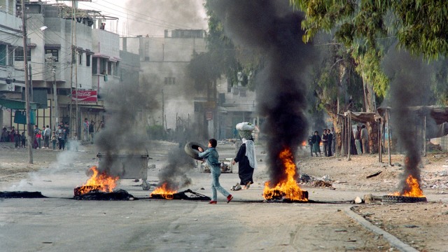 Yerusalem - Intifada 1987 (Foto: AFP/Sven Nackstrand)