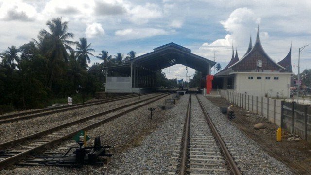 Jalur KA Bandara Minangkabau Siap Beroperasi (Foto: Dok Ditjen Perkeretaapian Kemenhub)