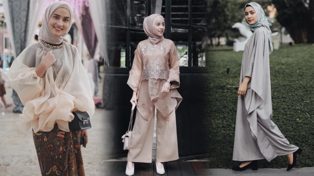 5 Inspirasi Busana Kondangan  ala Selebgram Hijab  yang 