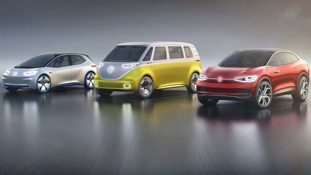 Jajaran mobil listrik Volkswagen (Foto: Volkswagen)