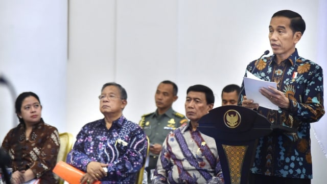 Joko Widodo di Sidang Kabinet Paripurna. (Foto: Dok. Biro Pers Setpres)