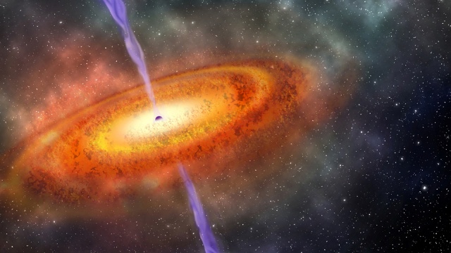 Ilustrasi Black hole (Foto: Courtesy Robin Dienel/Carnegie Institution for Science/Handout via REUTERS)