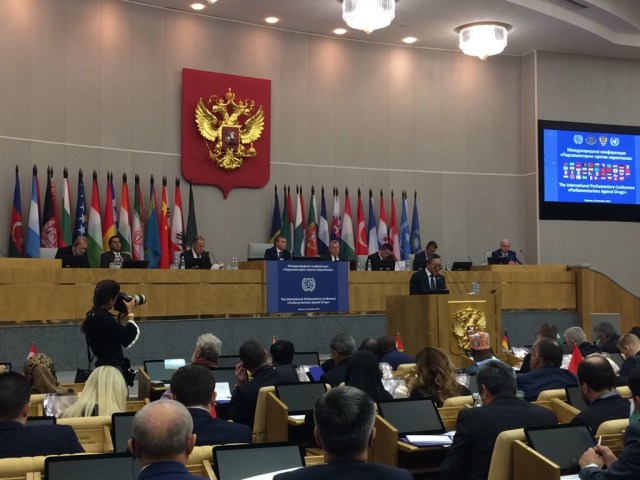 Zuklifli Hasan menyampaikan pidato (Foto: Dok. KBRI Moskow)