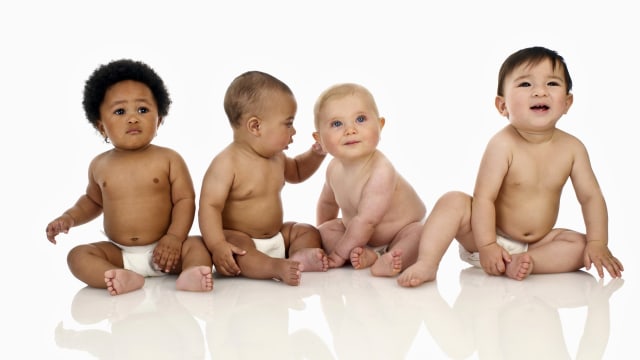 Bayi berbagai ras. (Foto: Comstock/Thinkstock)