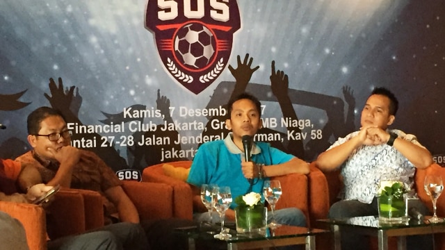 Diskusi interaktif Save Our Soccer (Foto: Okky Ardiansyah/kumparan)