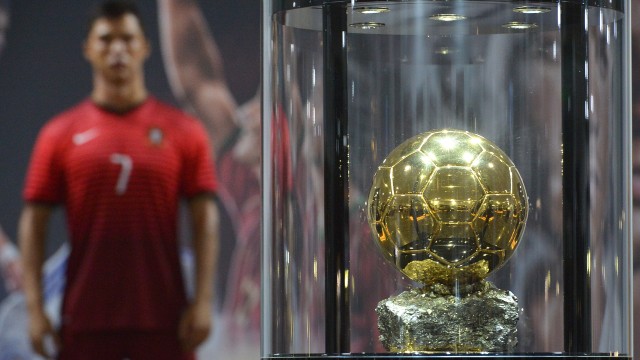 Trofi Ballon d'Or di museum Ronaldo. (Foto: JOANA SOUSA / AFP)
