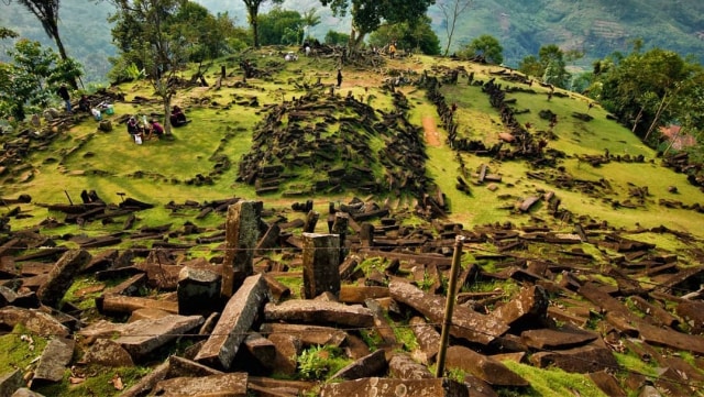 Situs Megalitikum Gunung Padang (Foto: Instagram @mhusni.maulana)