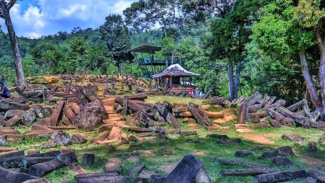 Situs Megalitikum Gunung Padang (Foto: Instagram @galihwwardhana)