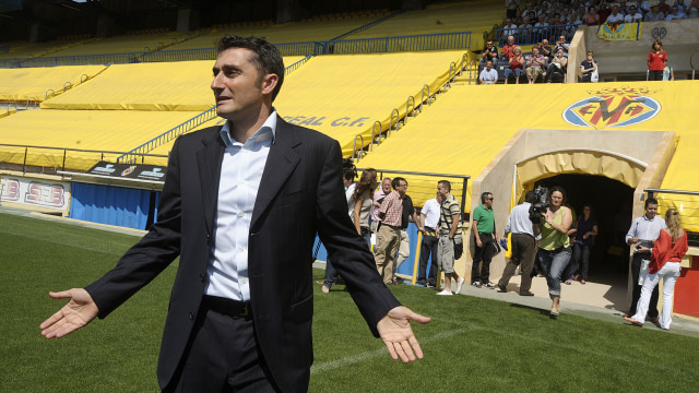 Valverde saat di Villarreal. (Foto: AFP/Diego Tuson)