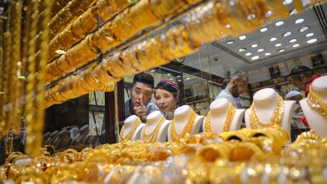 Gold Souk, toko perhiasan di Old Dubai. (Foto: Dok. Dubai Tourism Indonesia)