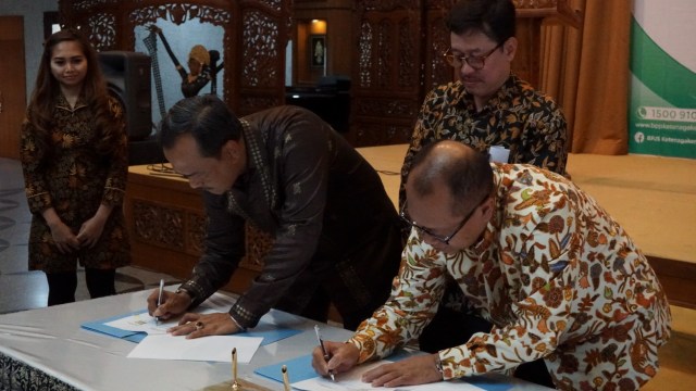 Kerjasama BPJS dan KBRI di Singapura. (Foto: Aprilandika Pratama/kumparan)