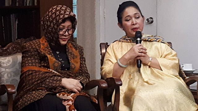 Titiek Soeharto di pertemuan Golkar (Foto:  Aditia Noviansyah/kumparan)