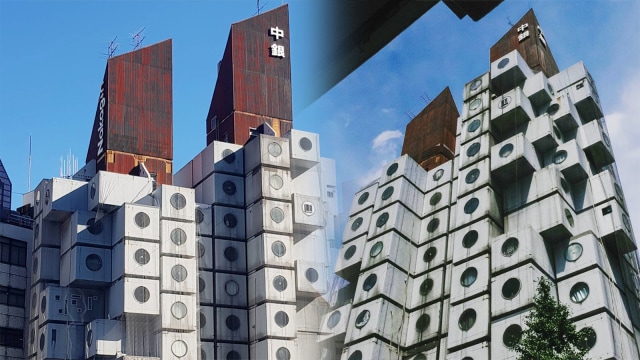 Nakagin Capsule Tower, Jepang (Foto: Instagram/@yuning.ivy.lin dan kevin_odonovan)