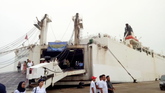 Kapal Roro Prayasti baru diresmikan (Foto: Kapal Roro Prayasti baru diresmikan)