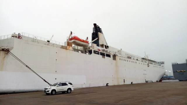 Kapal Roro Prayasti baru diresmikan (Foto: Ela Nurlaela/kumparan)