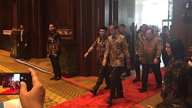 Presiden Joko Widodo di Acara Hari Anti Korupsi (Foto: Yudhistira Amran Saleh/kumparan)