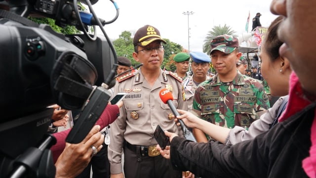 Roma Hatajulu dari Polres Jakarta Pusat. (Foto: Fitra Andrianto/kumparan)