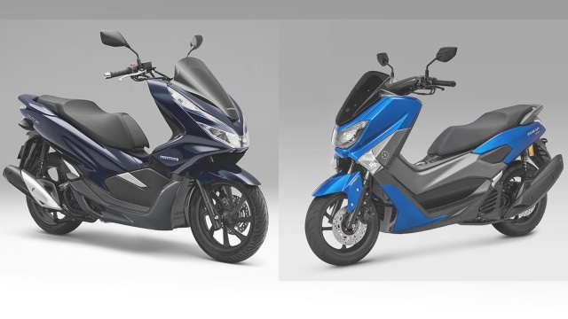 Honda PCX dan Yamaha NMax (Foto: Istimewa)