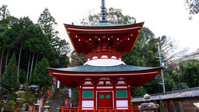 Kuil Jison-In di Jepang. (Foto: Instagram @sadaharu.nakajima)
