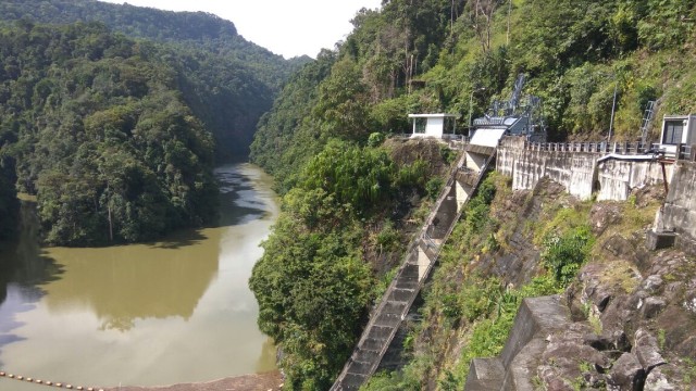 Dam penampung air PLTA Tangga (Foto: Wendy Saputro/kumparan)