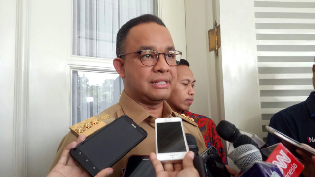 Gubernur DKI Jakarta Anies Baswedan di Balai Kota. (Foto: Nadia Jovita Injilia Riso/kumparan)
