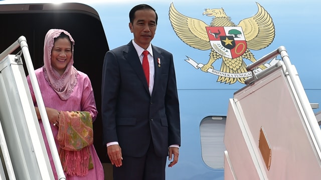 Presiden Jokowi Bertolak ke Turki (Foto: ANTARA FOTO/Puspa Perwitasari)