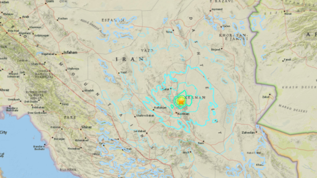 Gempa di Iran (Foto: Dok. USGS)