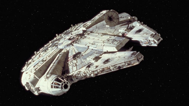 Millenium Falcon di 'Star Wars'. (Foto: Star Wars)